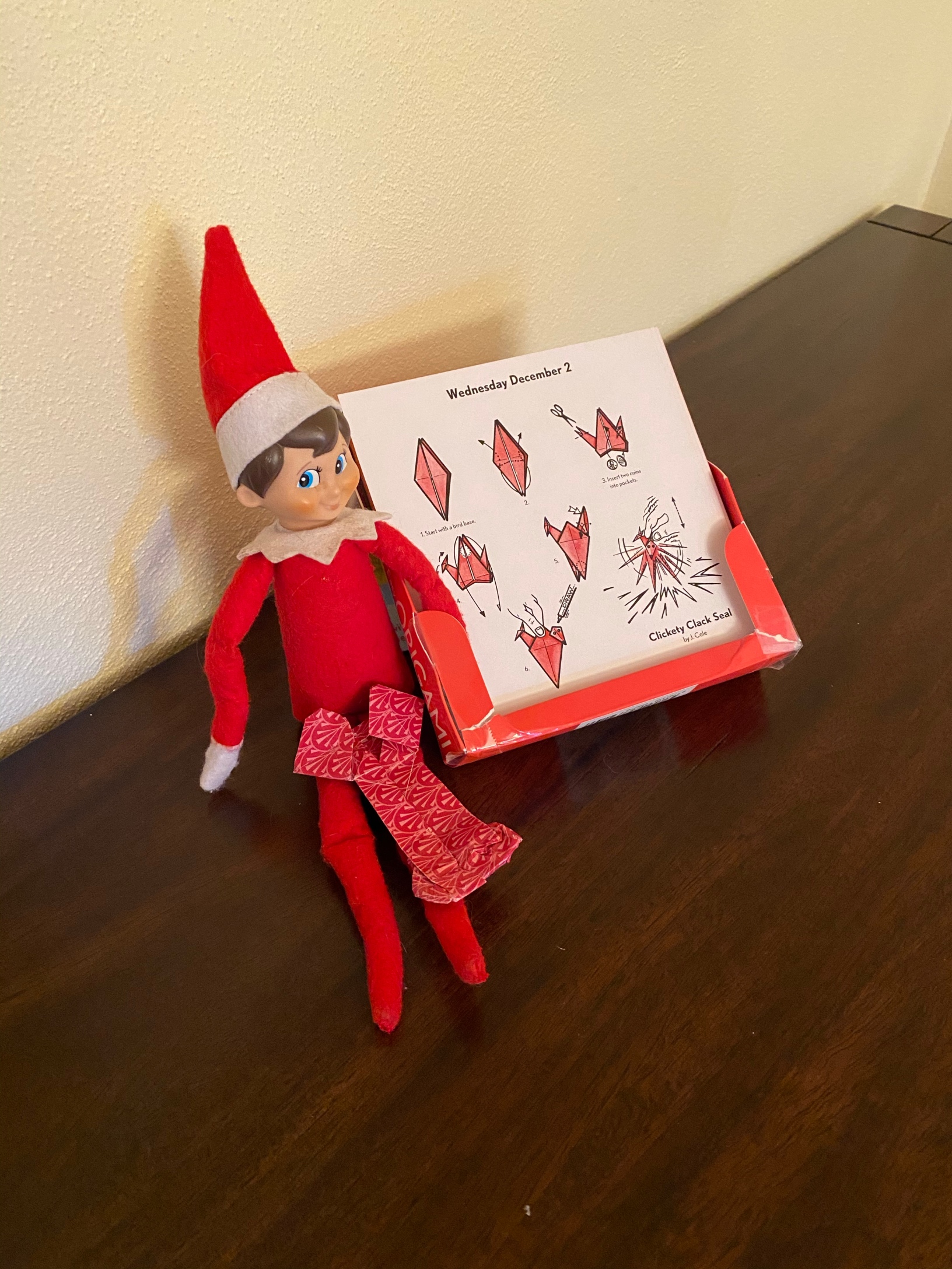 Elf on the Shelf: Origami – Travels with Choppy